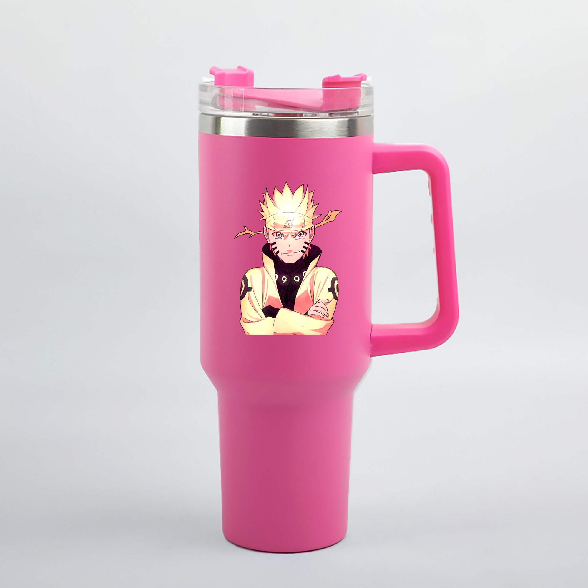 （画像用） NARUTO -ナルト- うずまき ナルト Uzumaki Naruto 1200mL車用タンブラー（カラープリント）